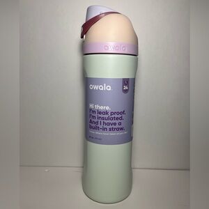Owala 24oz Free Sip New Coastal Mist color water bottle